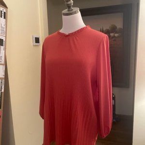 Adrianna Papelle Pleated Blouse
